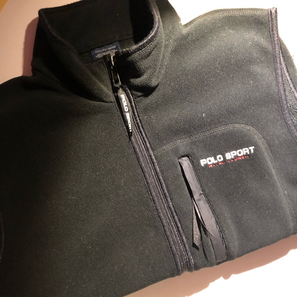 Polo fleece vest
